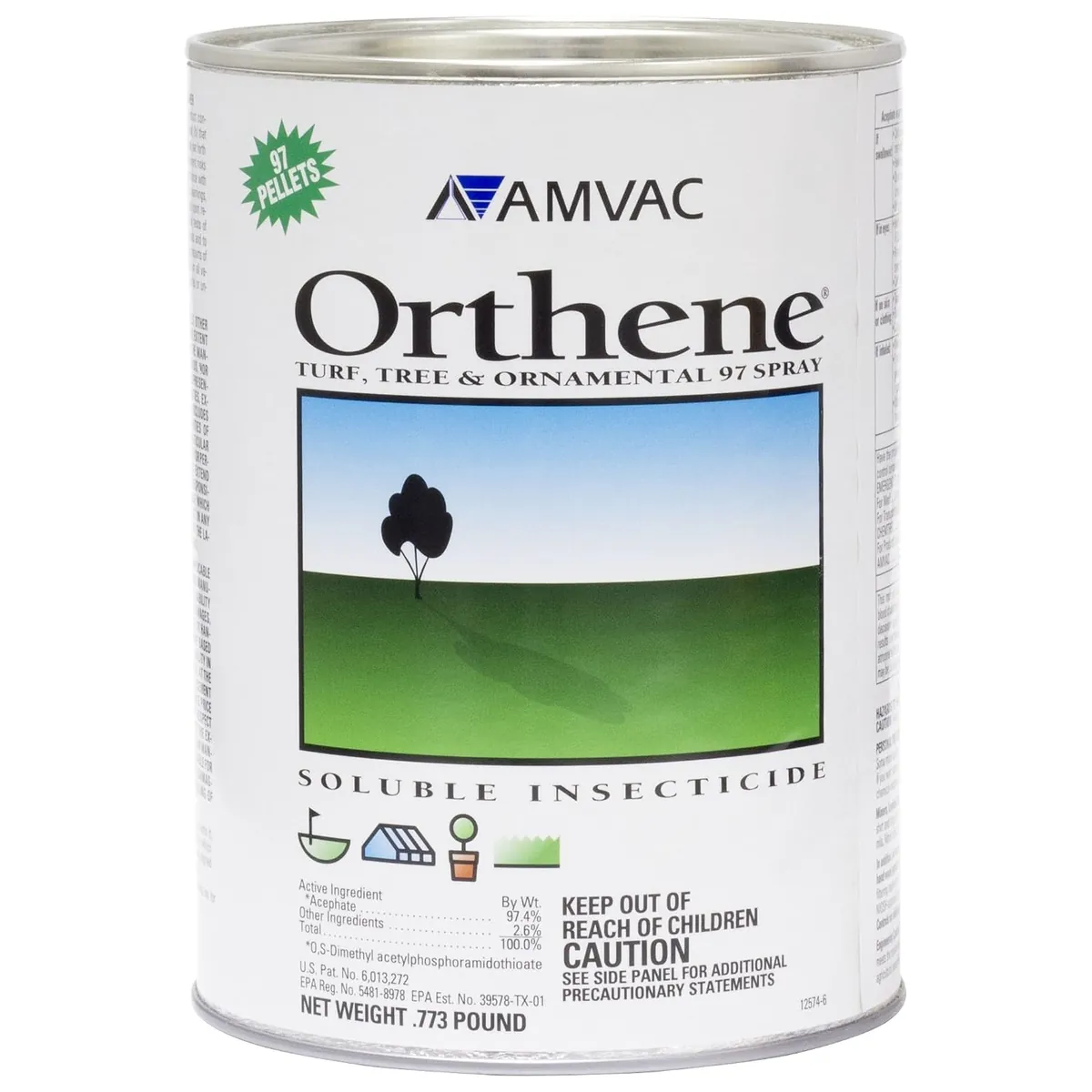 Orthene 97.4% Acephate 0.773lb Systemic Soluble Insecticde for Turf
